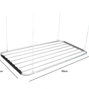 Varal De Teto 1,00x0,56 Em Alumínio